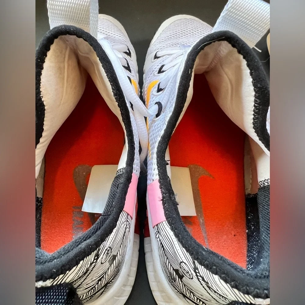 Nike Free Metcon 3 Training Women’s Size 10.5 White/Orange Black
